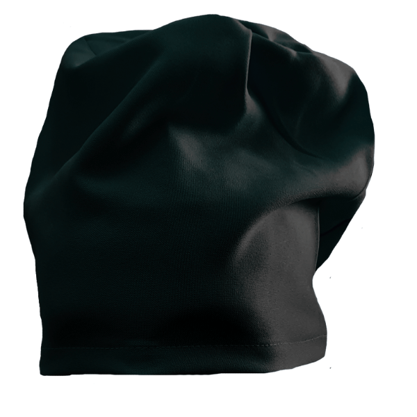 Black Chef Style Theater Cap