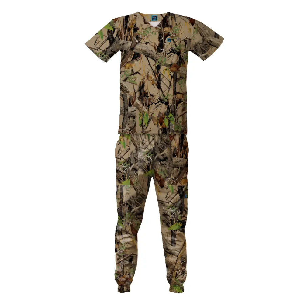 3D Camo Surgical Scrub Set (Medium Weight)