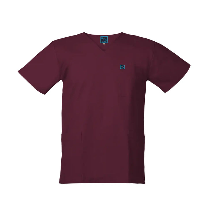 Surgical Scrub Top Maroon