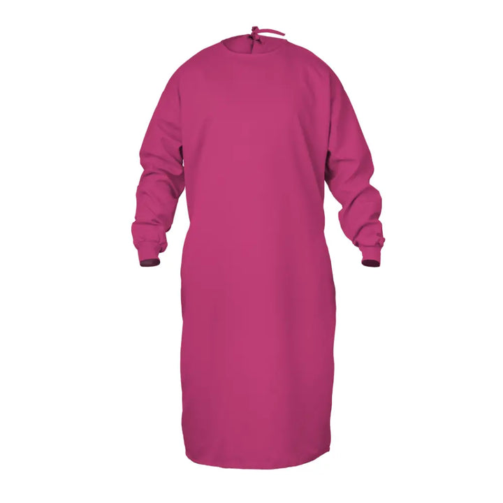 Surgical Gown - Fully Washable - Cerise Pink