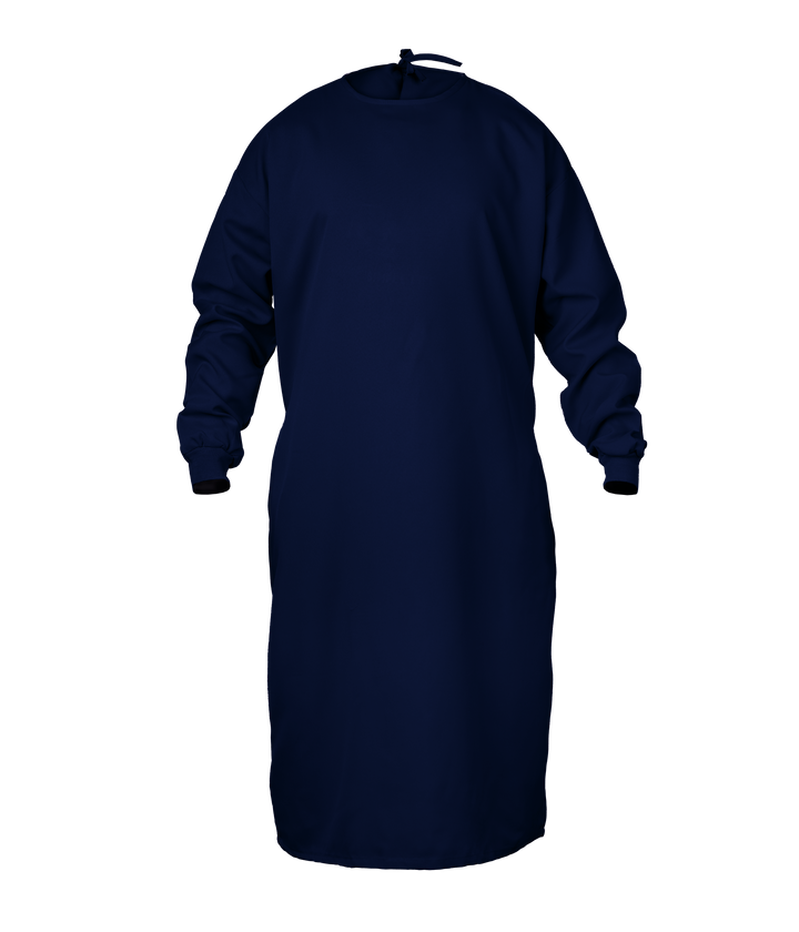 Surgical Gown - Fully Washable - Navy Blue