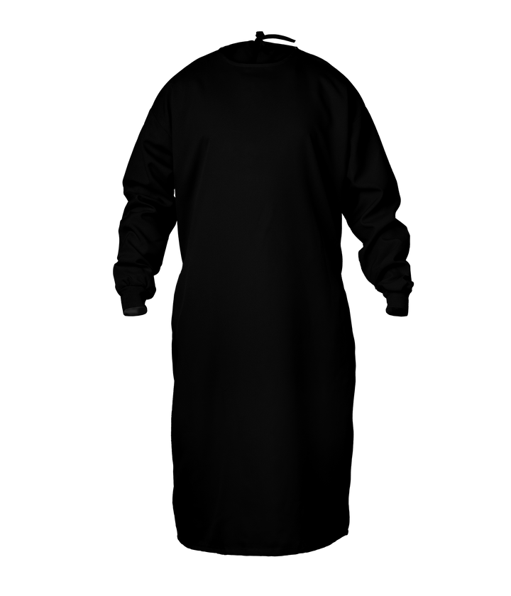 Surgical Gown - Fully Washable - Black