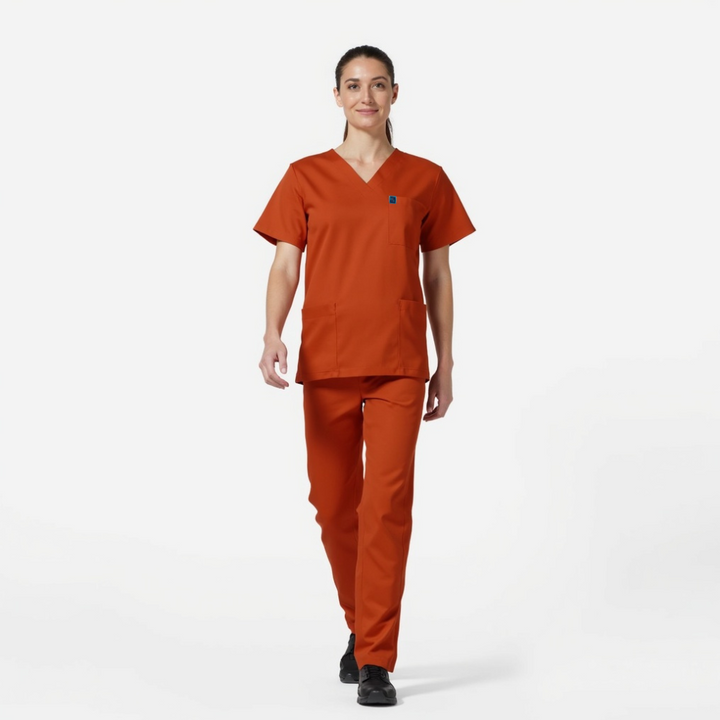 Surgical Scrub Pants- Rust Orange