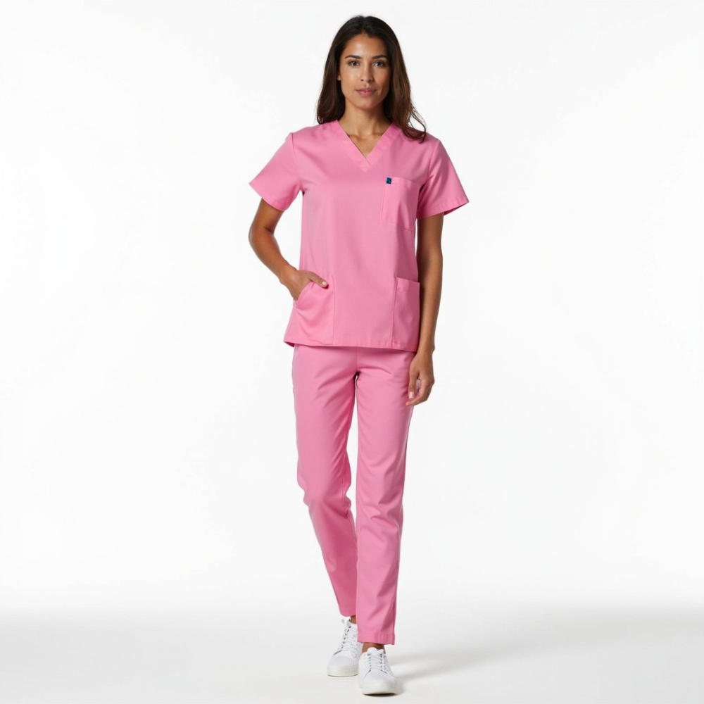 Surgical Scrub Set - Berry Pink