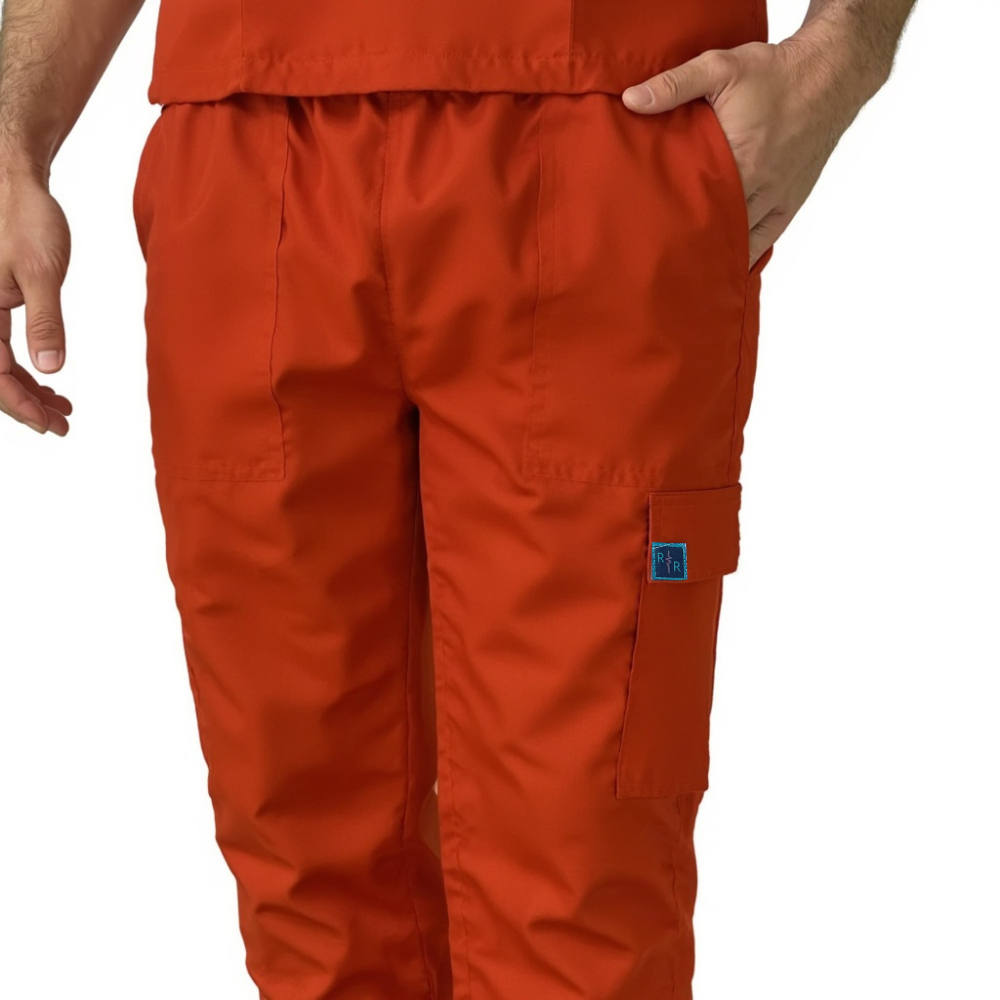 Surgical Scrub Set (Cuffed) - Rust Orange