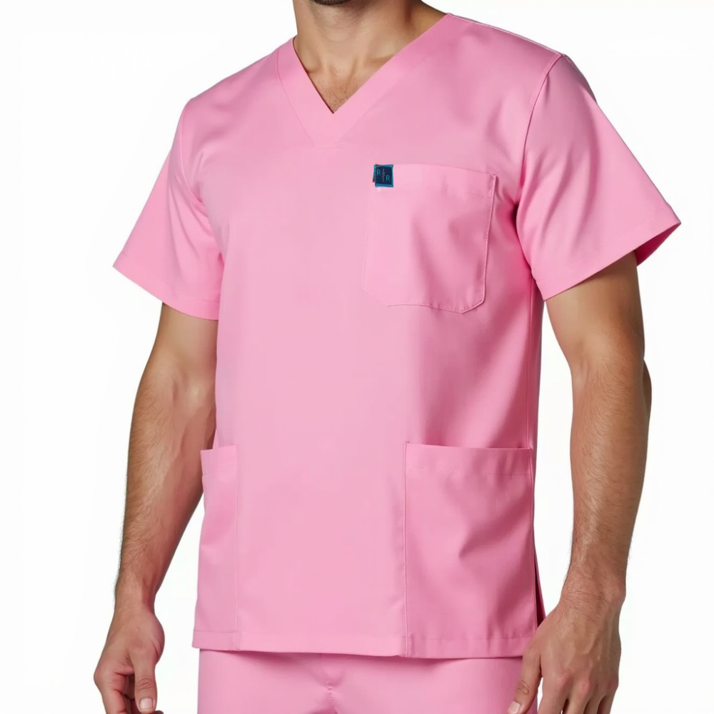 Surgical Scrub Top - Berry Pink