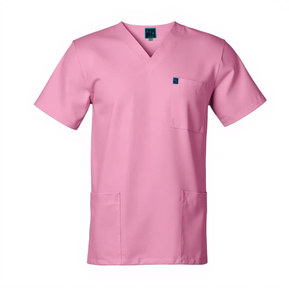 Surgical Scrub Top - Berry Pink