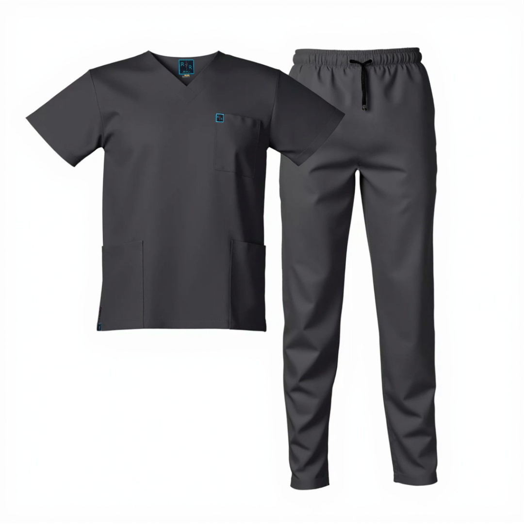 Grey Surgical Scrub Set