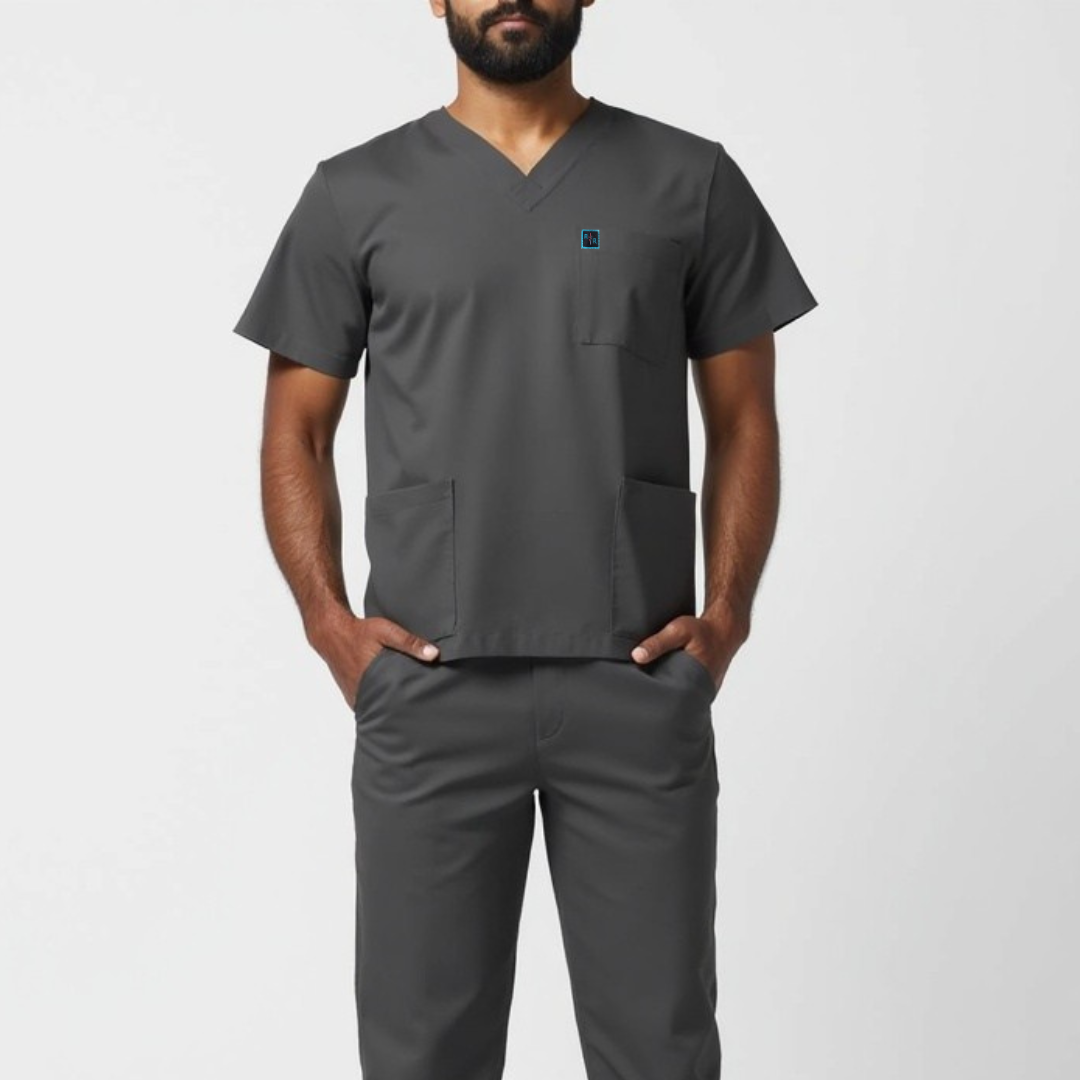 Surgical Scrub Top - Grey (B2)