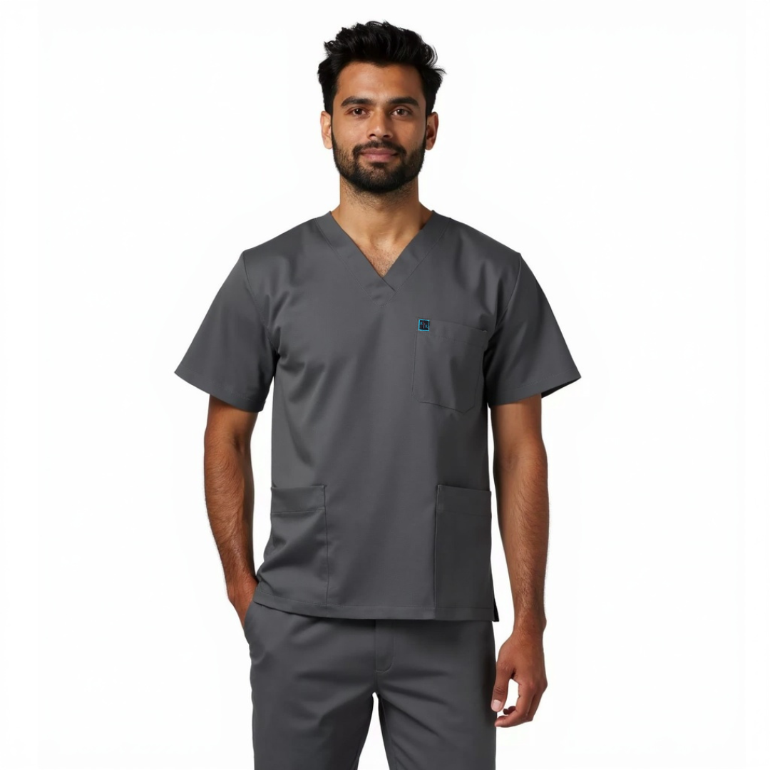 Surgical Scrub Top - Grey (B2)
