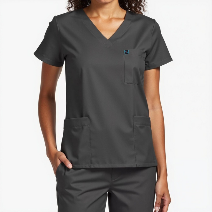 Surgical Scrub Top - Grey (B2)
