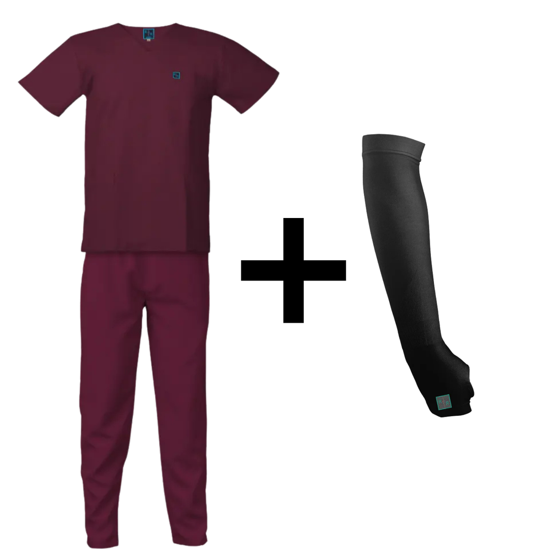 Black Friday Offer: Maroon Scrub Set + Free Sleeve