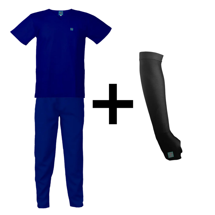 Black Friday Offer: Royal Blue Scrub Set + Free Sleeve