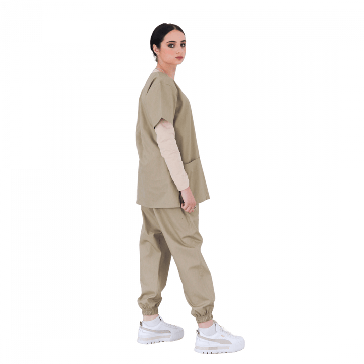 Khaki Surgical Scrubs Sets (Light Weight)
