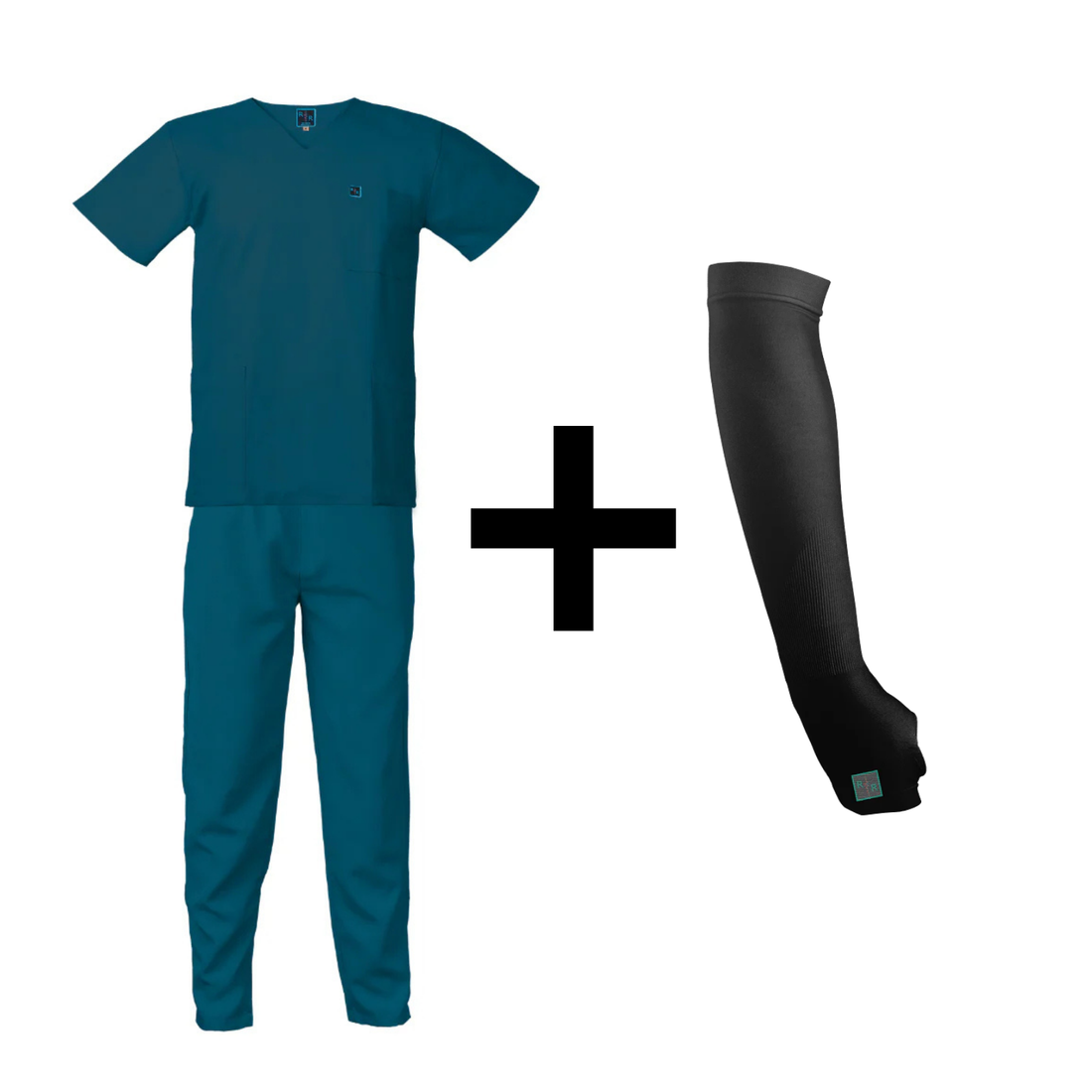 Black Friday Offer: Teal Blue Scrub Set + Free Sleeve