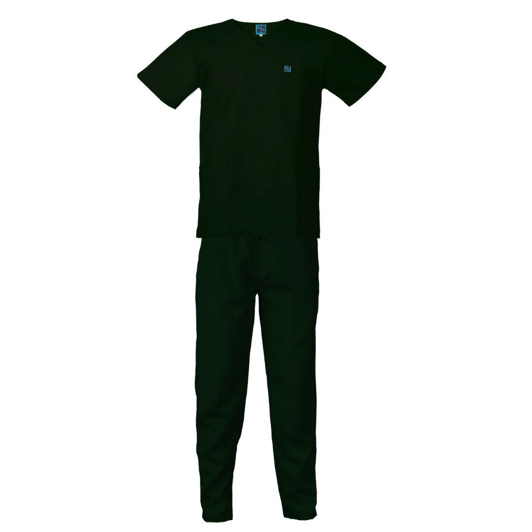 Bottle Green Surgical Scrub Set