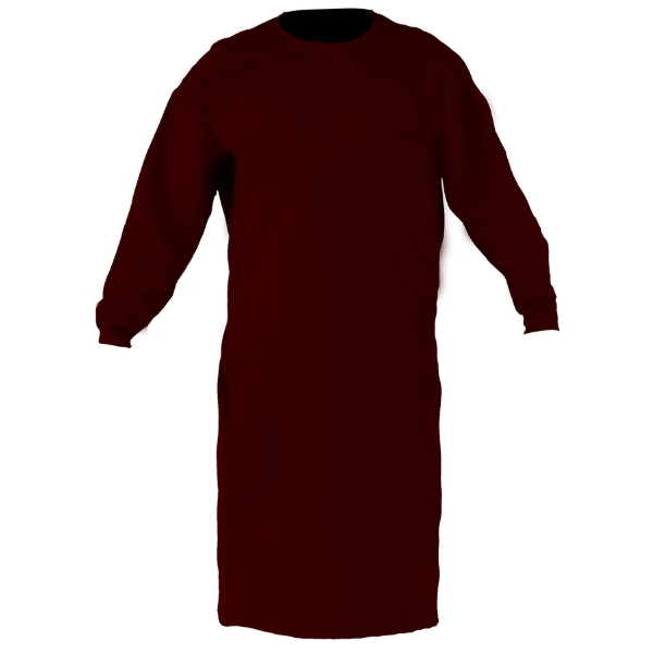 Surgical Gown - Fully Washable - Maroon