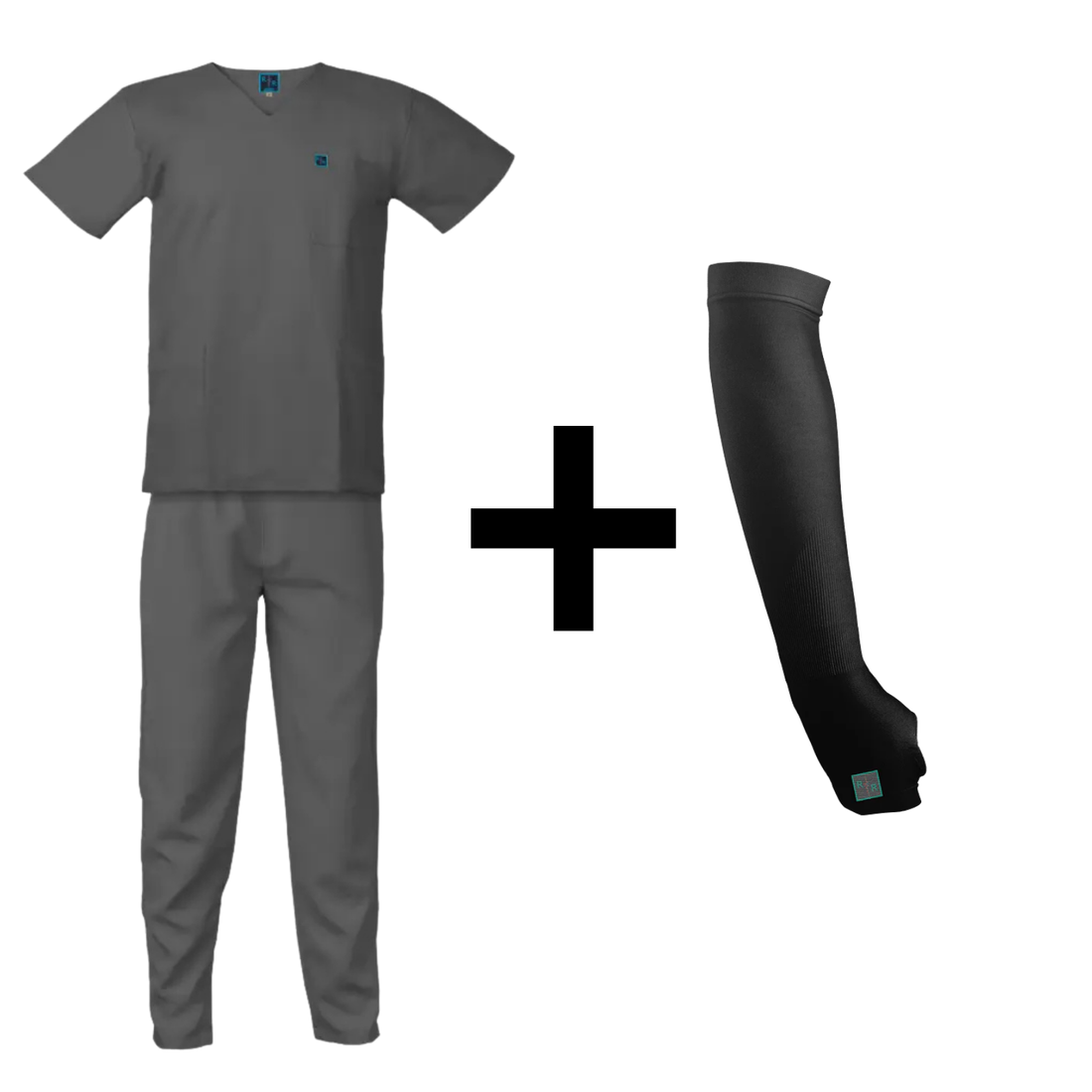 Black Friday Offer: Grey Scrub Set + Free Sleeve