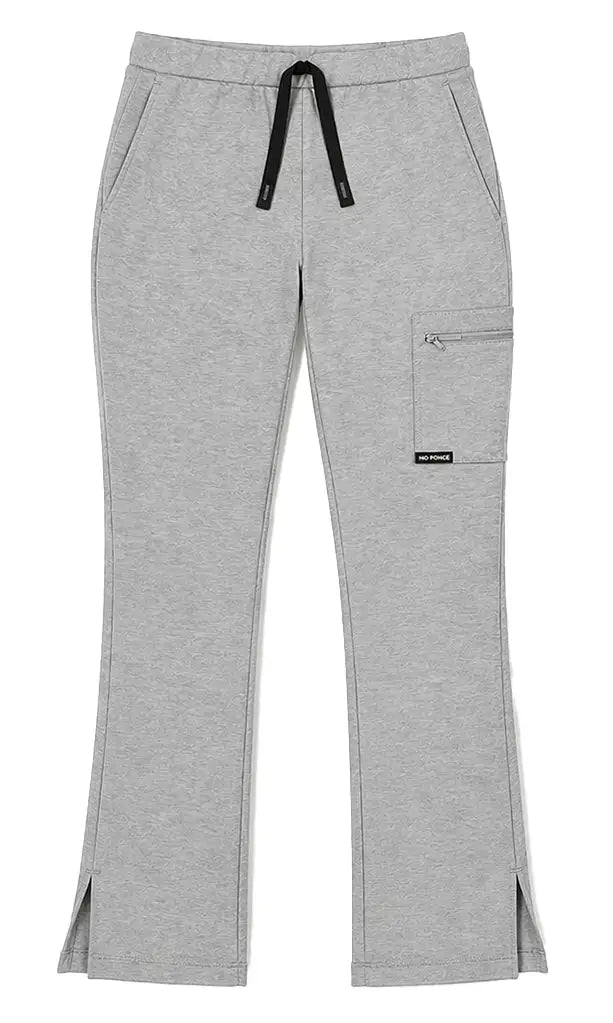 Ladies Hijab Scrub Pants - Melange Grey