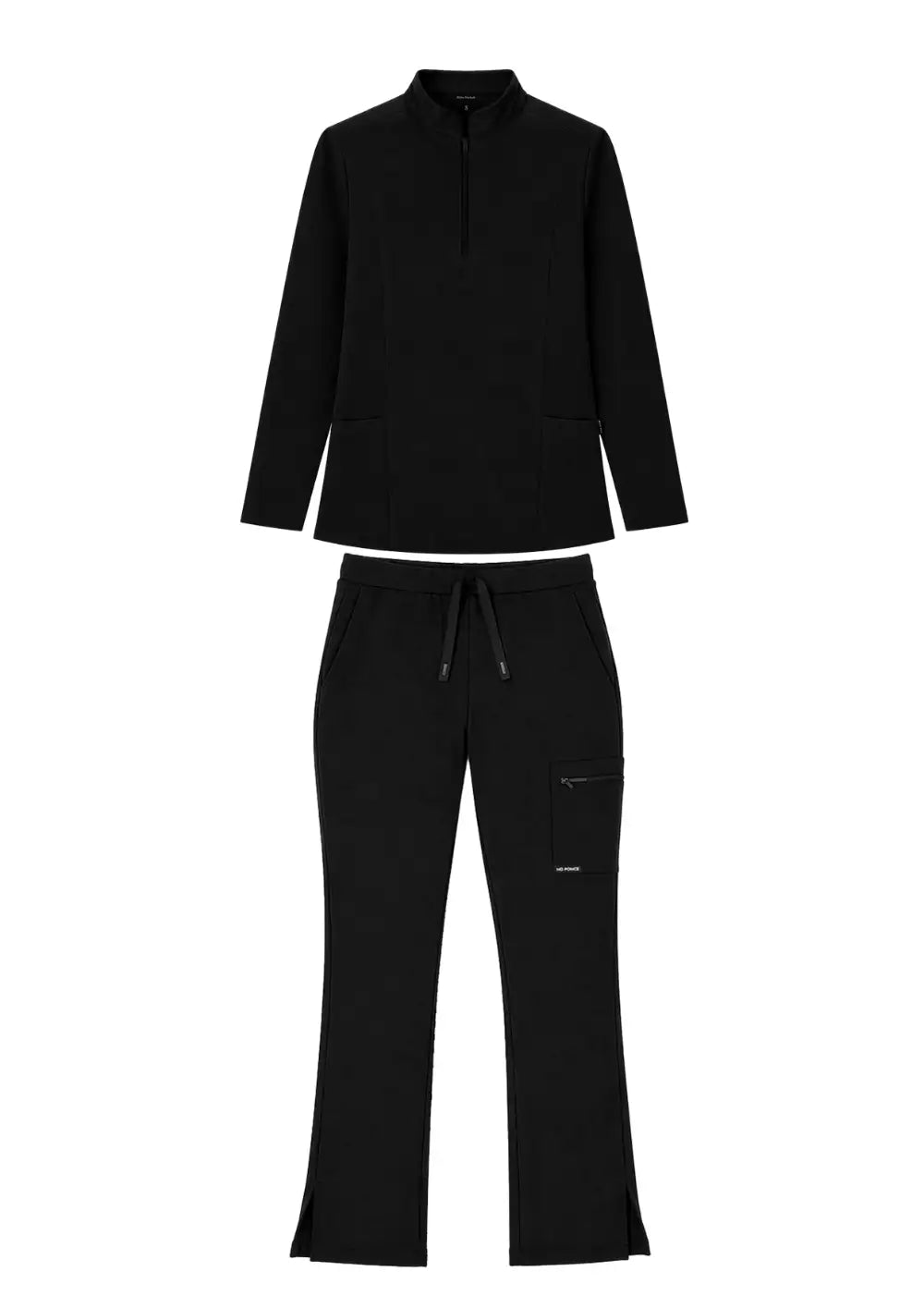 Ladies Black Hijab Scrub Sets