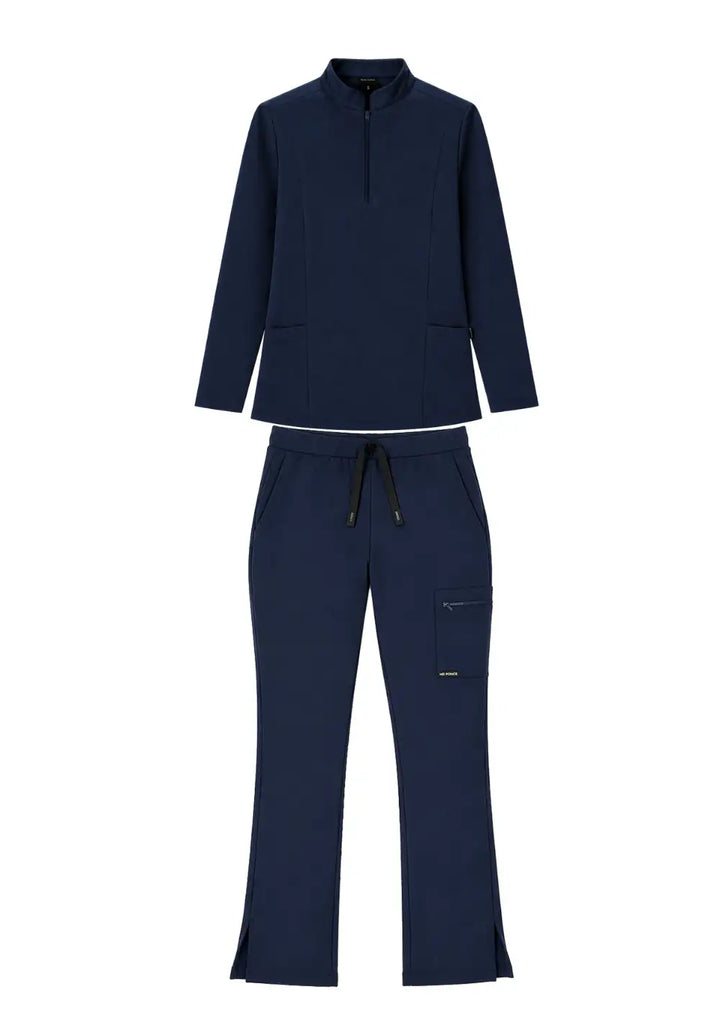 Ladies Navy Hijab Scrub Sets