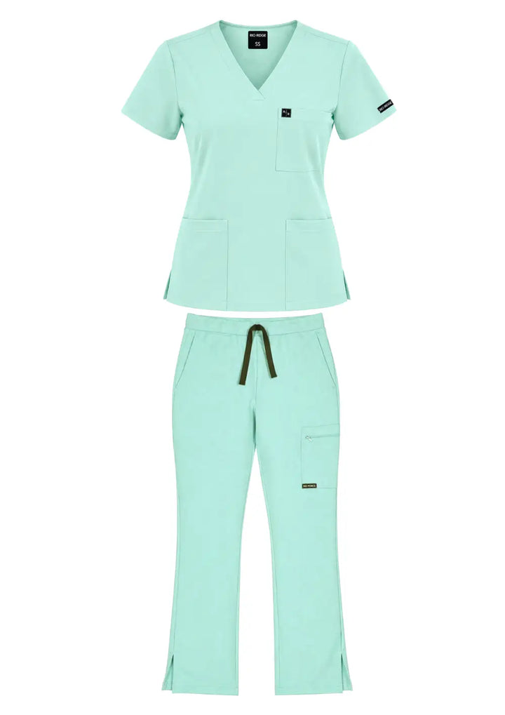 Ladies Mint Scrub Set