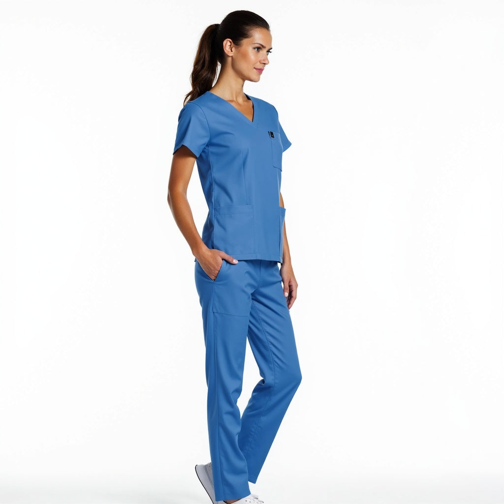 Surgical Scrub Pants - New School Blue