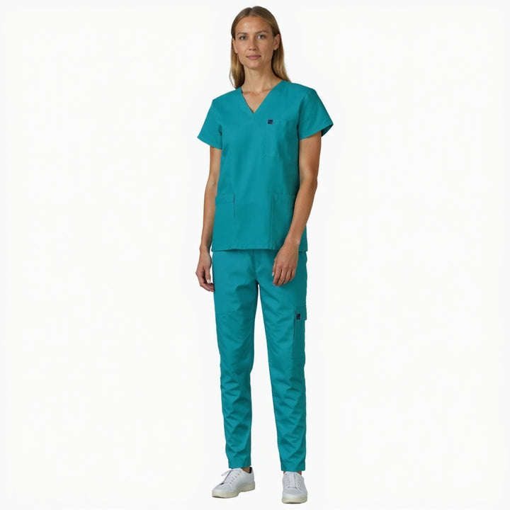 Surgical Scrub Top - Ocean Blue