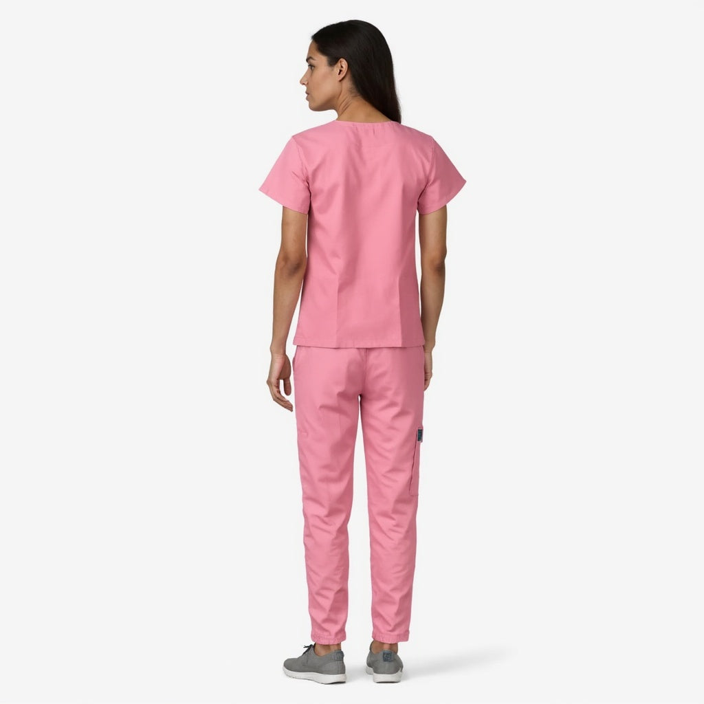 Surgical Scrub Trouser Cuffed - Berry Pink