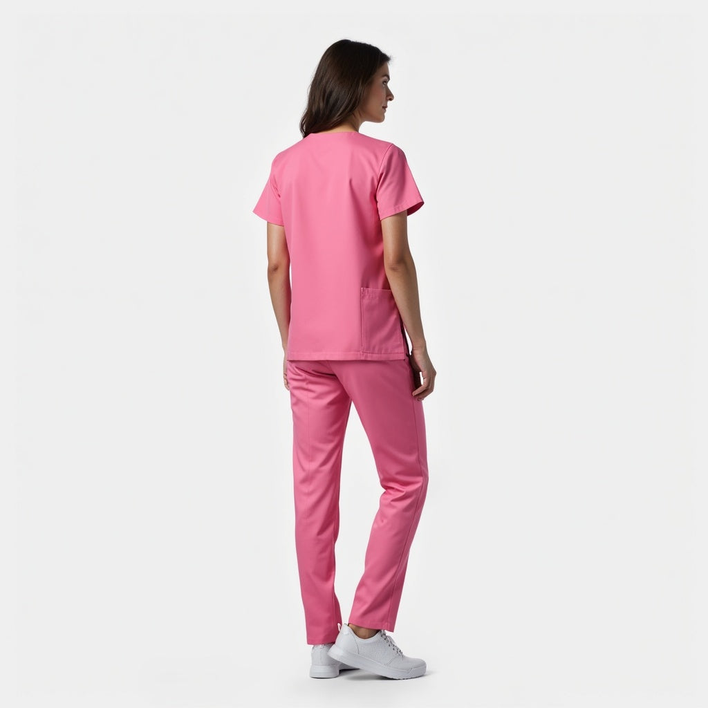 Surgical Scrub Set - Berry Pink