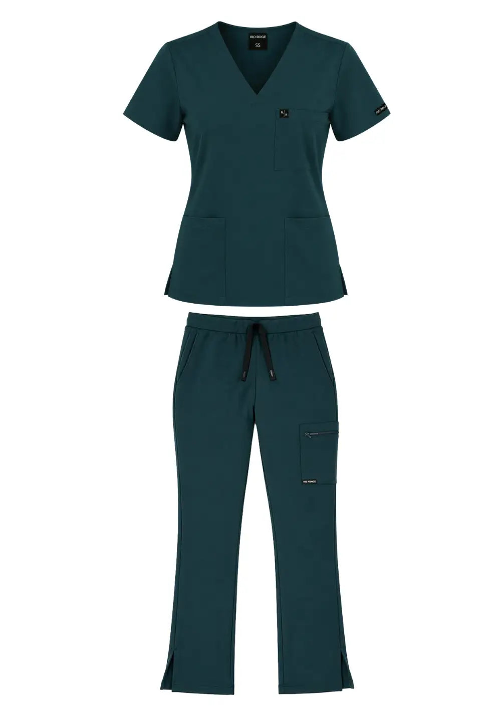 Ladies Petrol Scrub Set