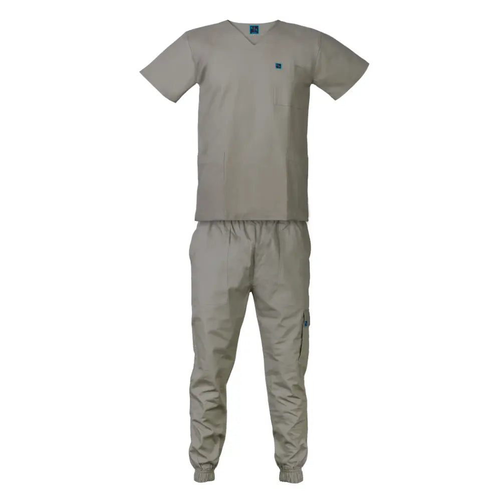 Khaki Surgical Scrubs Sets (Medium Weight)