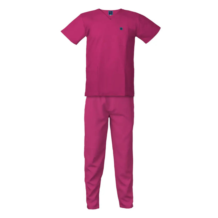 Cerise Pink Surgical Scrubs Set