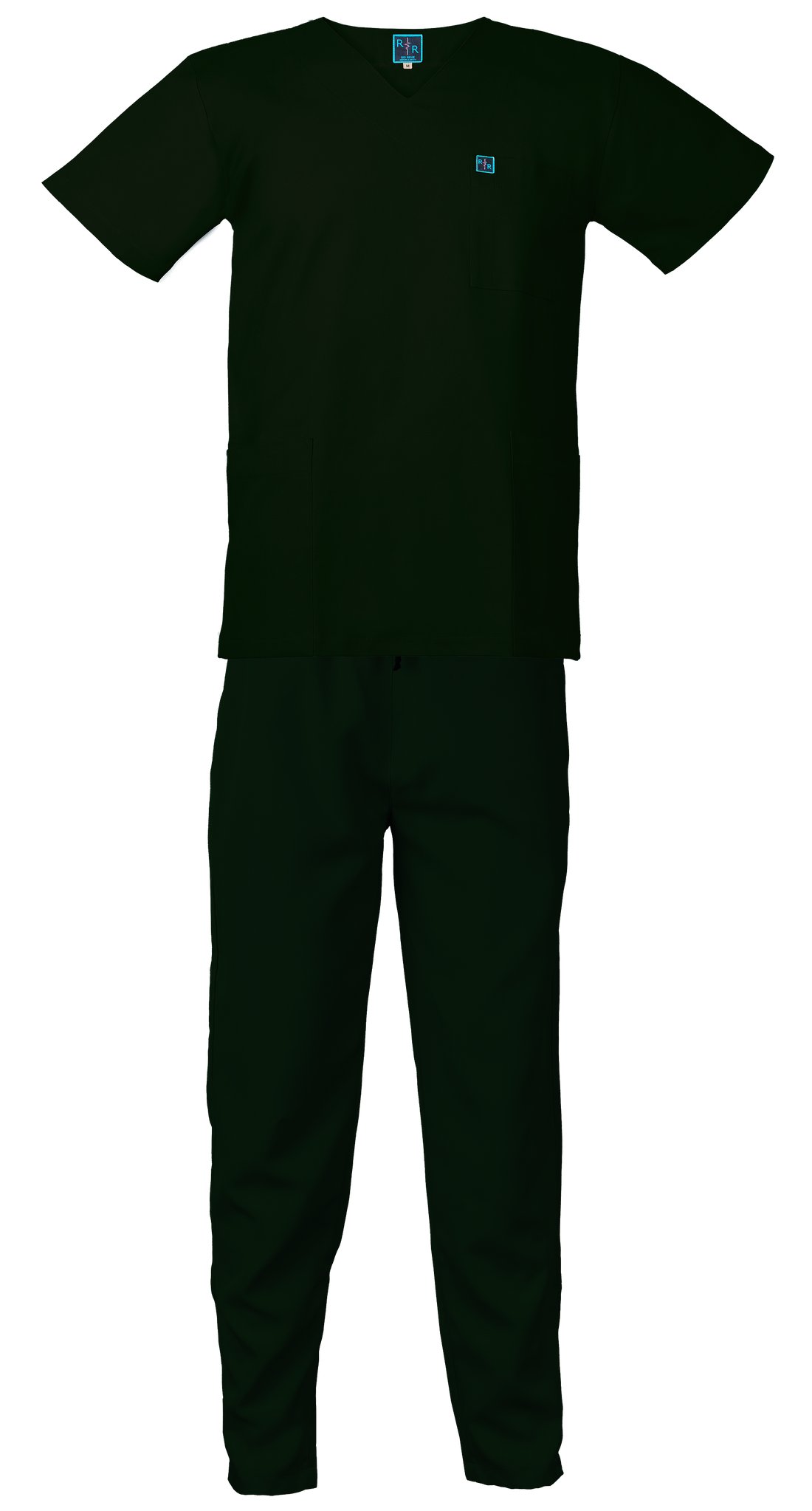 Bottle Green Surgical Scrub Set