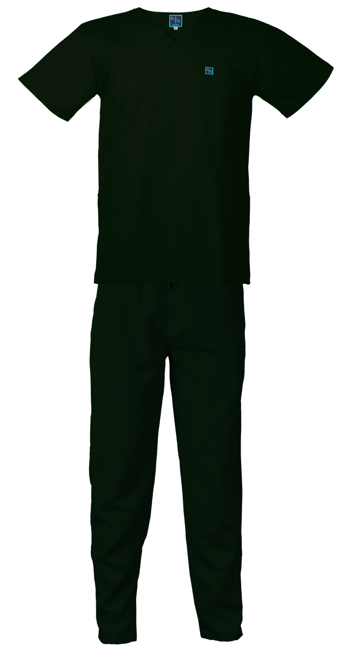 Bottle Green Surgical Scrub Set