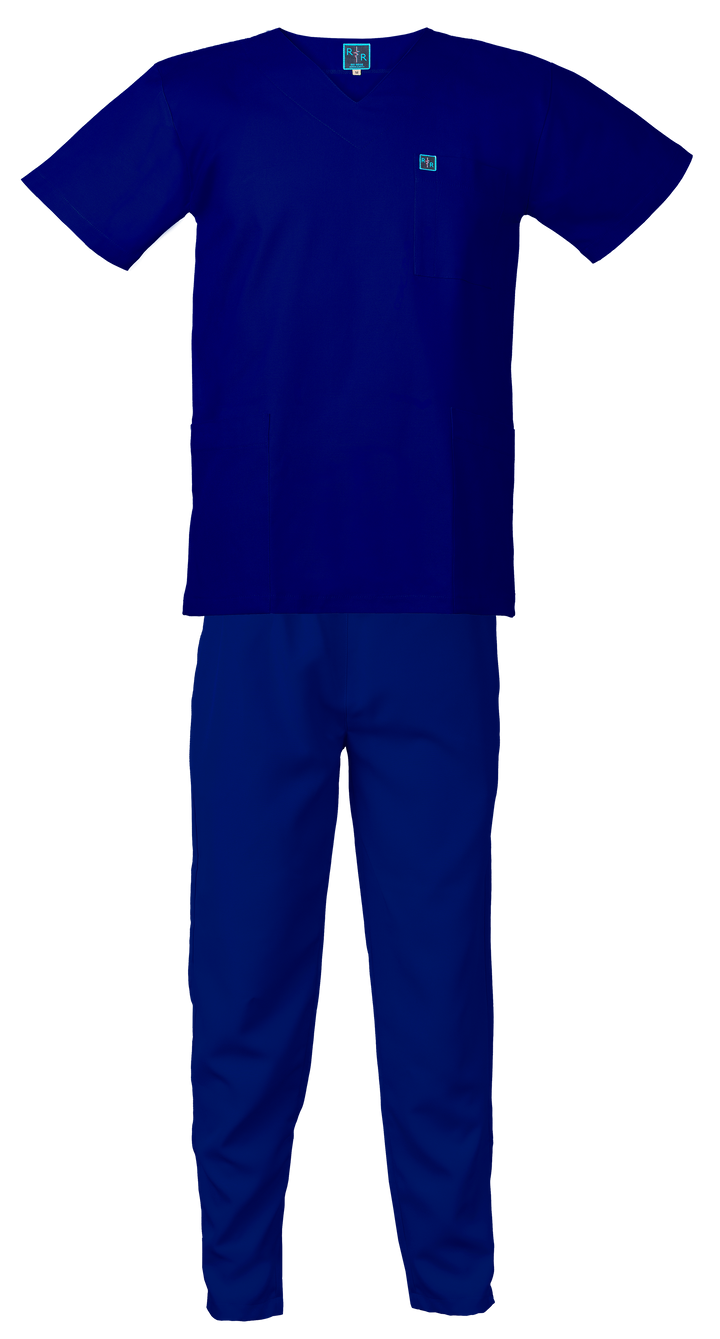 Royal Blue Surgical Scrub Set