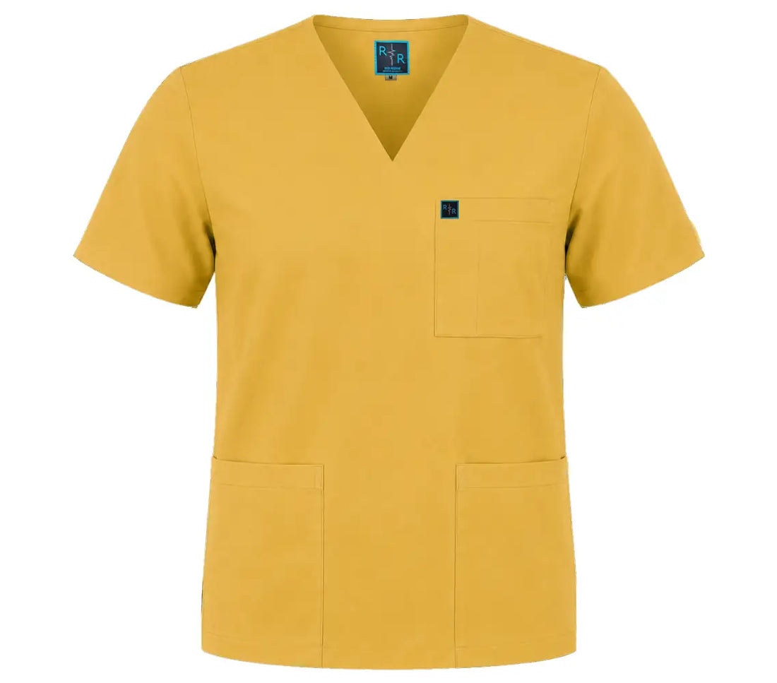 Surgical Scrub Top - Sunflower